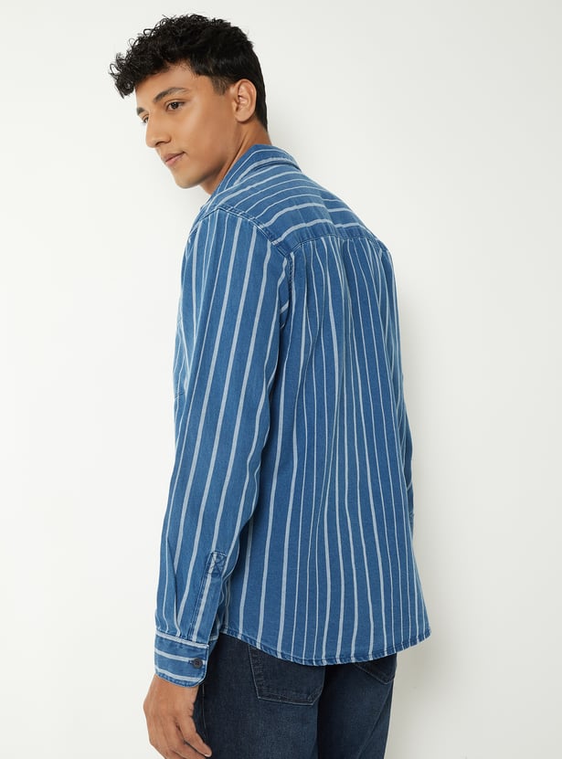 Men Striped Regular Fit Shirt