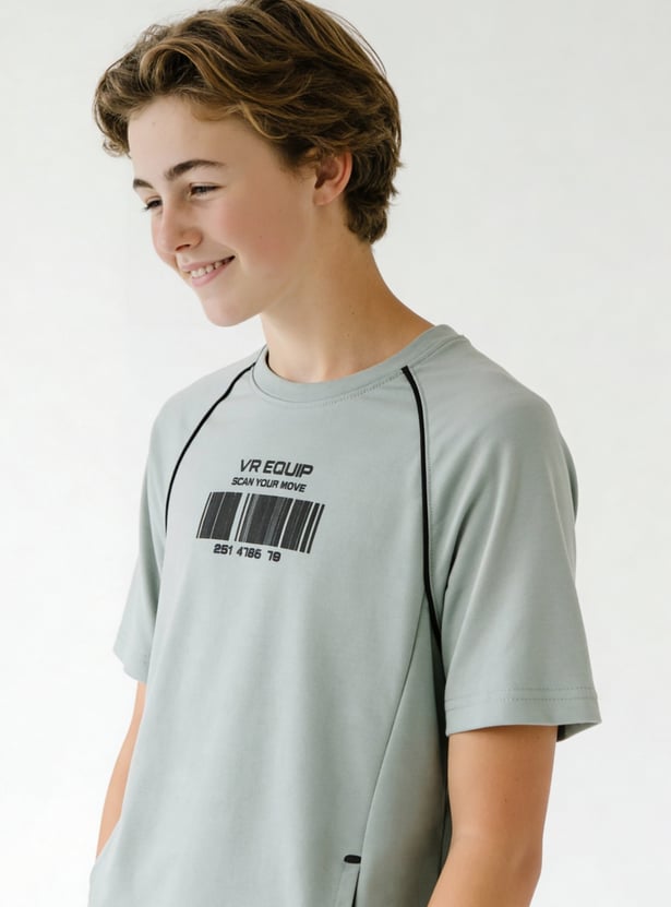 Boys Printed Shorts Set