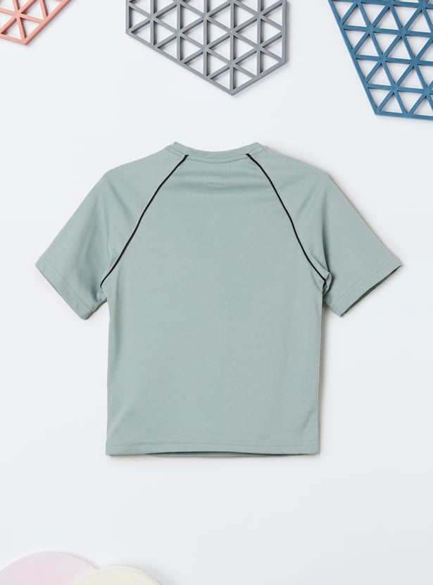 Boys Printed Shorts Set