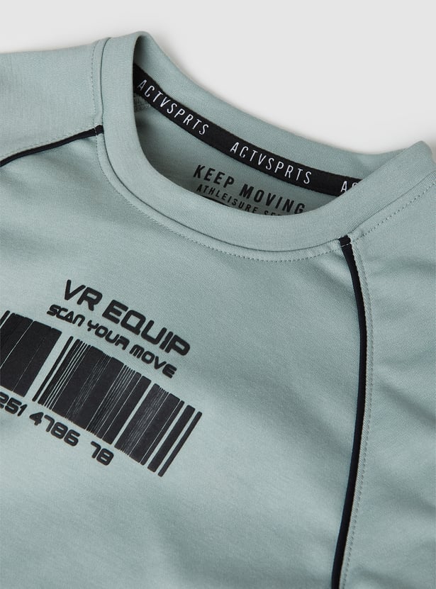 Boys Printed Shorts Set