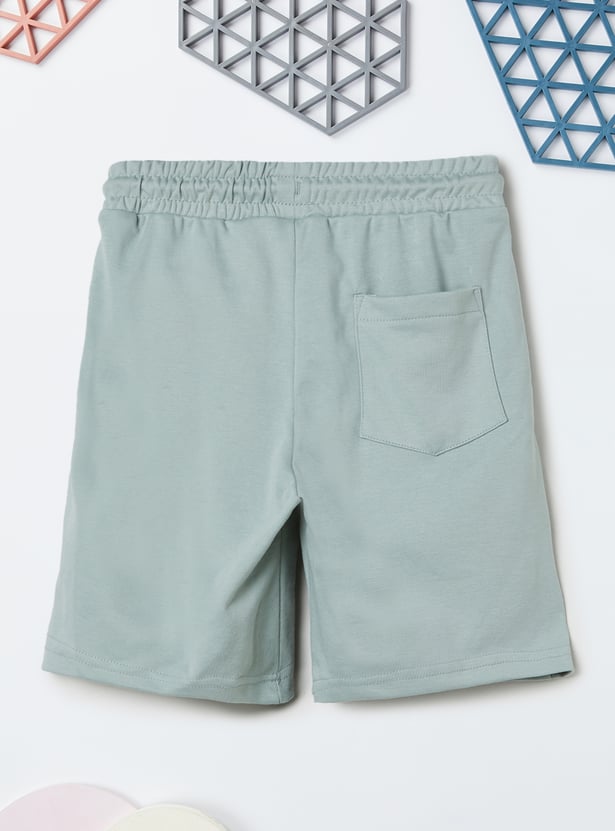 Boys Printed Shorts Set