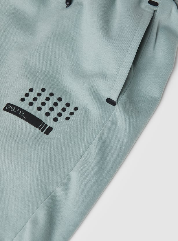 Boys Printed Shorts Set