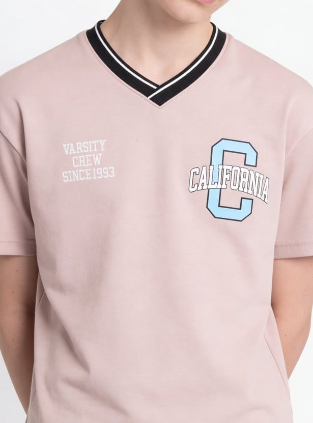 Boys Printed Shorts Set