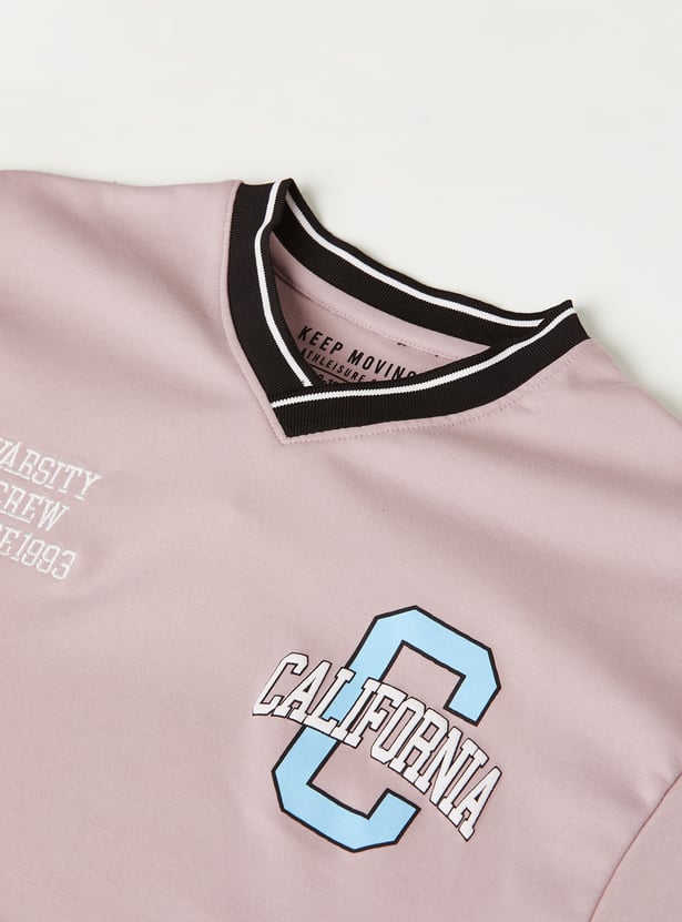 Boys Printed Shorts Set