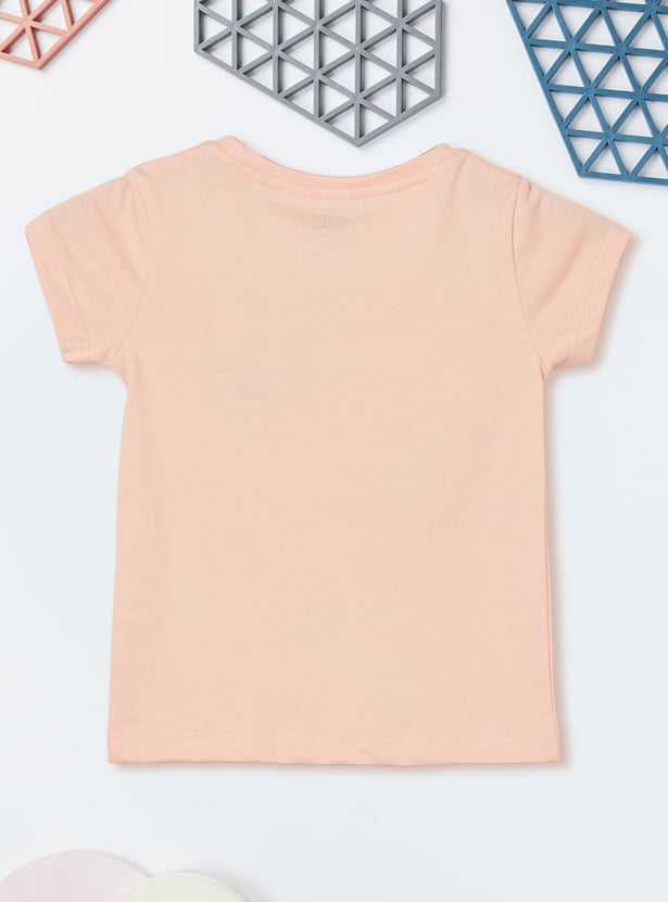 Girls Graphic Print T-shirt