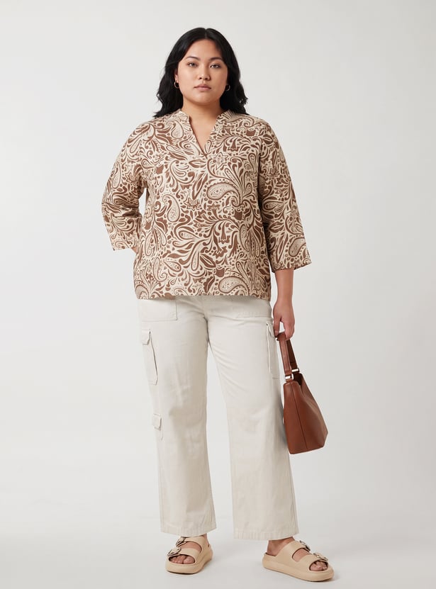 Women Solid Cargo Trousers