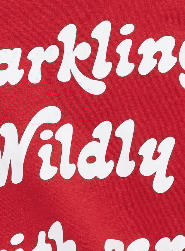 ALAYA F x URB_N Women Back Graphic Print T-shirt