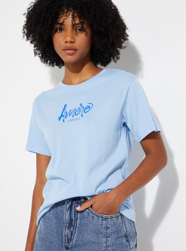 ALAYA F x URB_N Women Back Graphic Print T-shirt