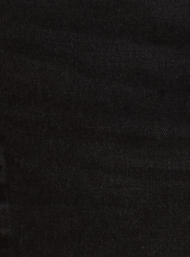 Women Washed Wide-Leg Jeans