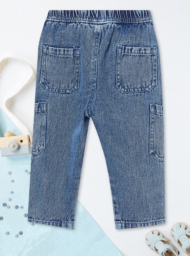 Boys Washed Slim Fit Jeans