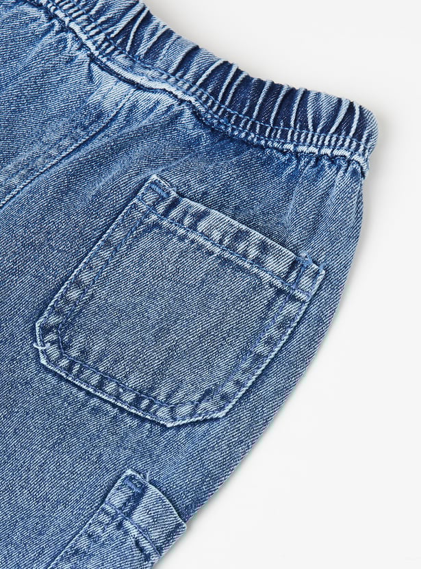 Boys Washed Slim Fit Jeans