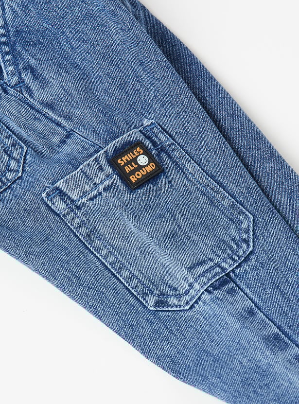 Boys Washed Slim Fit Jeans