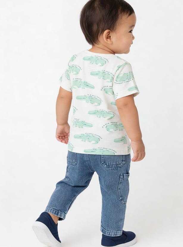 Boys Washed Slim Fit Jeans