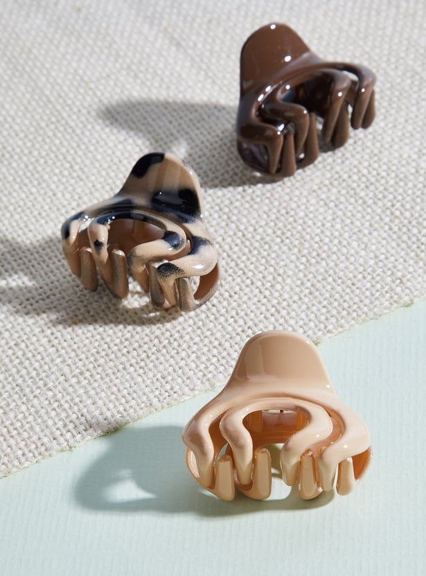 Women Assorted Claw Clips - Pack of 3