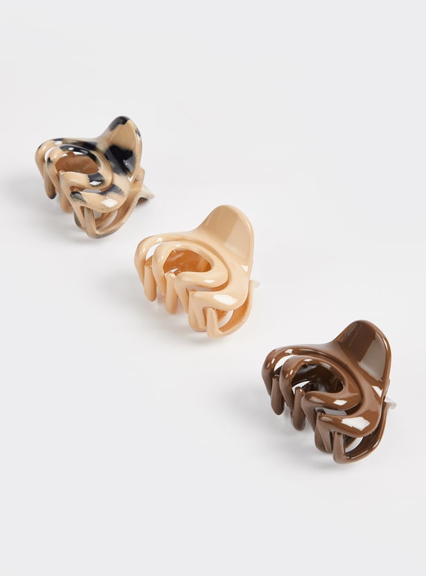 Women Assorted Claw Clips - Pack of 3