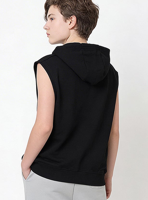 Boys Printed Hooded T-shirt