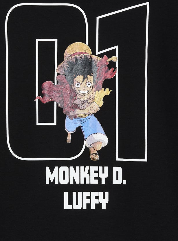 Boys One Piece Character Print Shorts Set