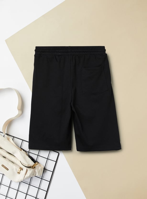 Boys One Piece Character Print Shorts Set