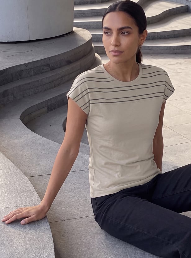 Women Striped T-shirt