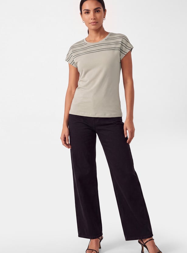 Women Striped T-shirt