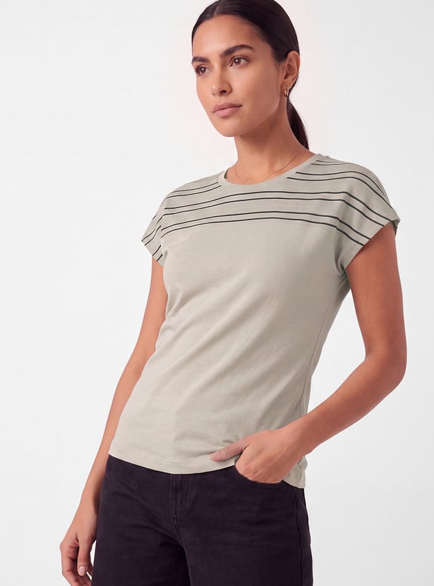 Women Striped T-shirt
