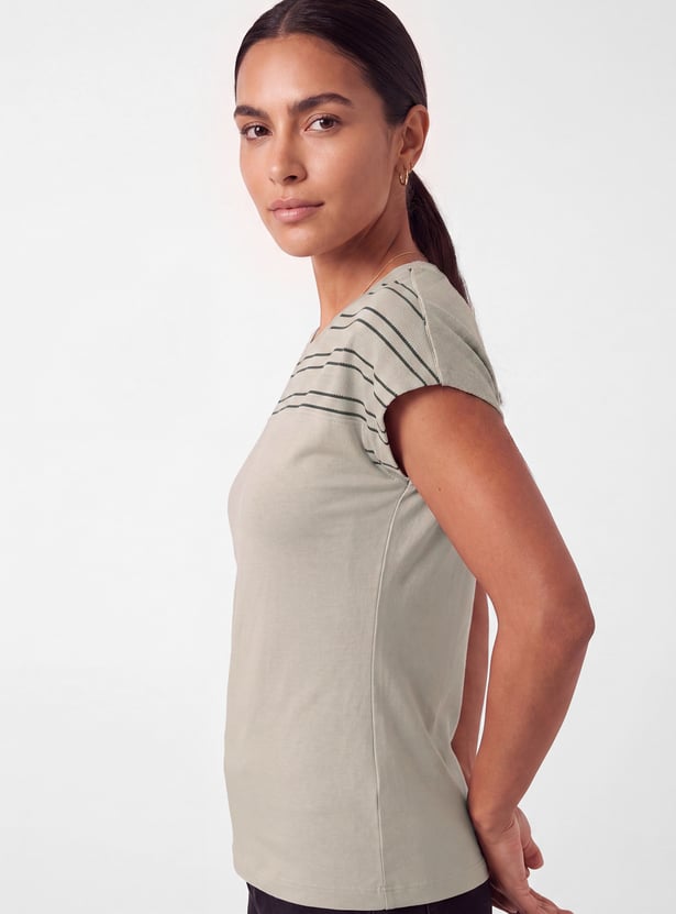 Women Striped T-shirt