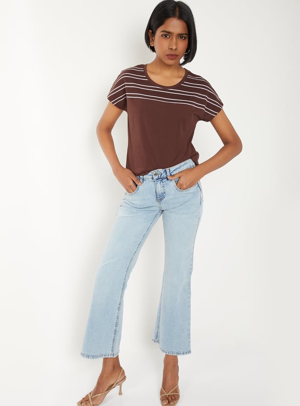 Women Striped T-shirt