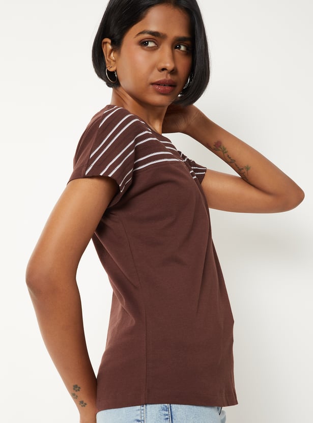 Women Striped T-shirt