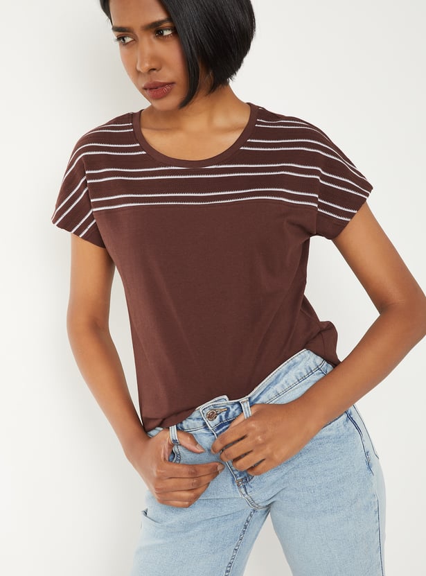 Women Striped T-shirt