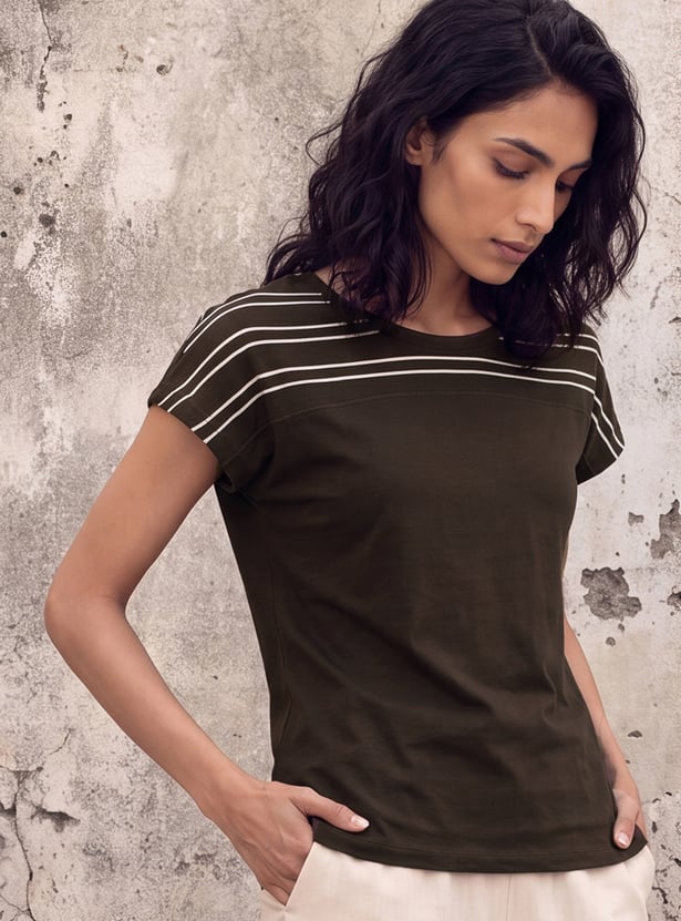 Women Striped T-shirt