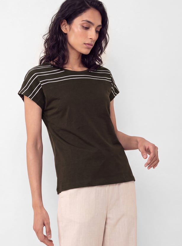 Women Striped T-shirt