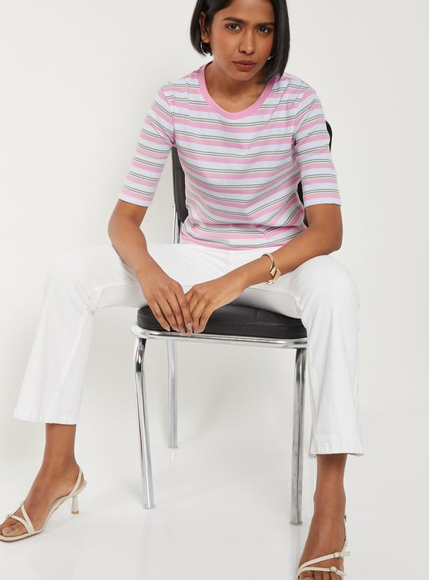 Women Striped T-shirt