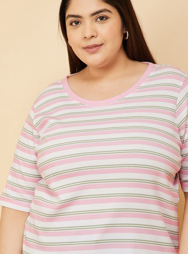 Women Striped T-shirt