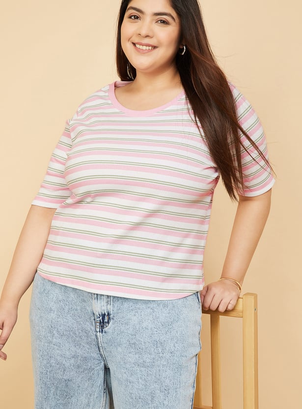 Women Striped T-shirt
