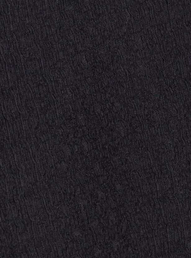 Women Textured Trousers