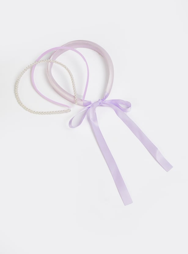 Girls Printed Head Bands - Pack of 3