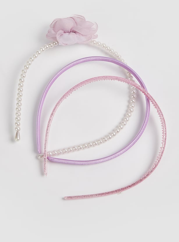 Girls Assorted Headbands - Pack of 3