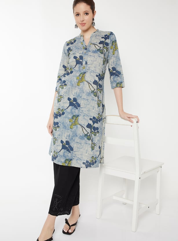 Women Printed Straight Kurta