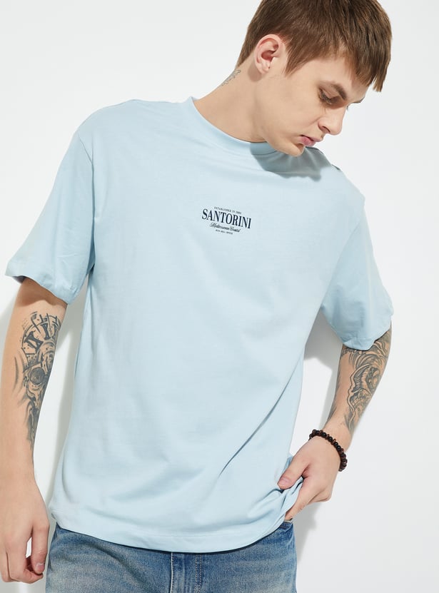 URB_N Men Graphic Print Oversized T-shirt