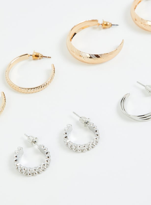 Women Minimal Earrings - Pack of 6