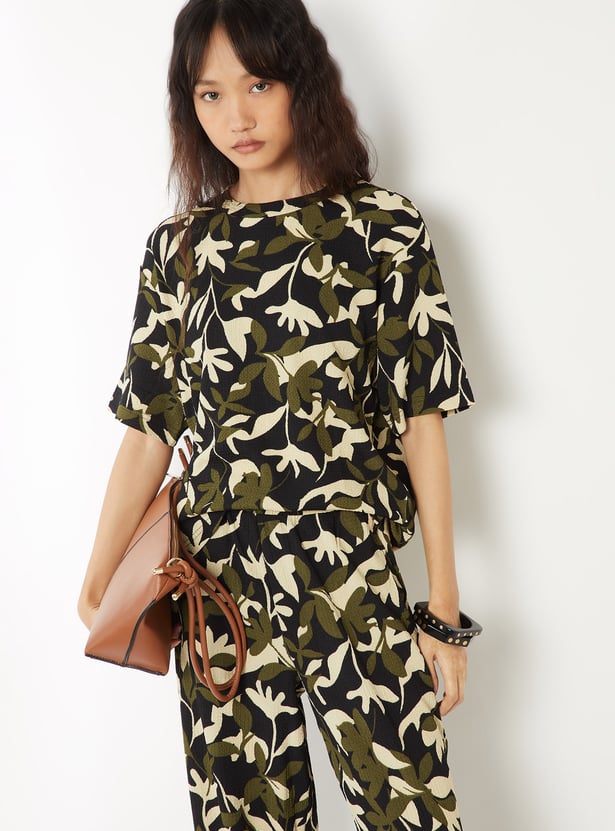 Women Floral Print T-shirt