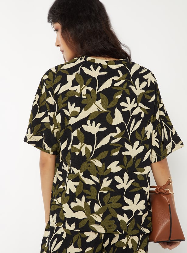 Women Floral Print T-shirt