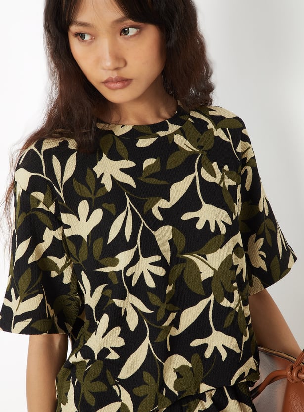 Women Floral Print T-shirt