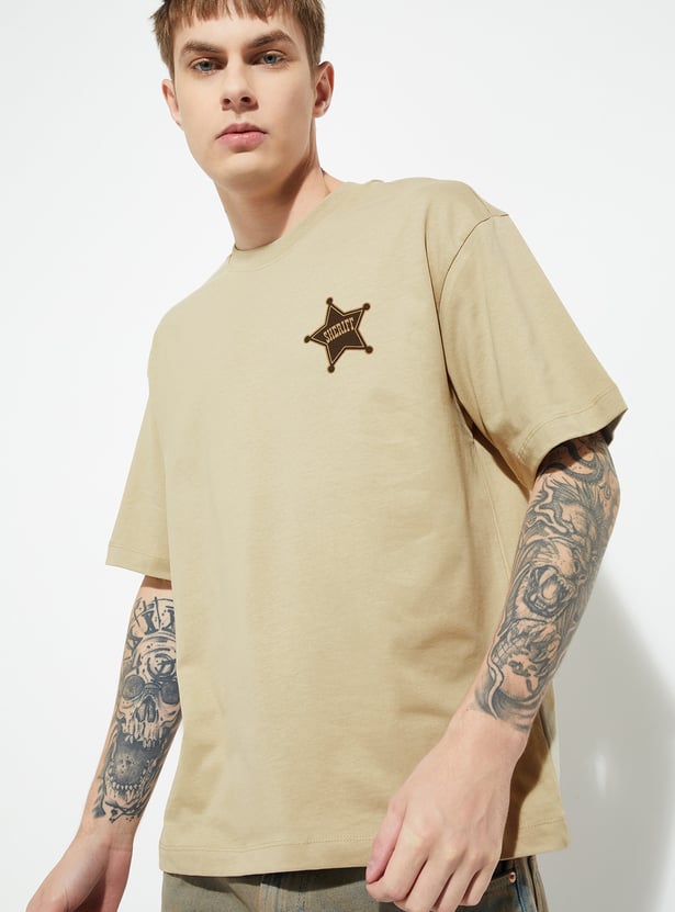 URB_N Men Toy Story Print Oversized T-Shirt