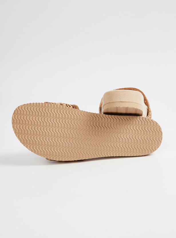 Women Woven Design Flats