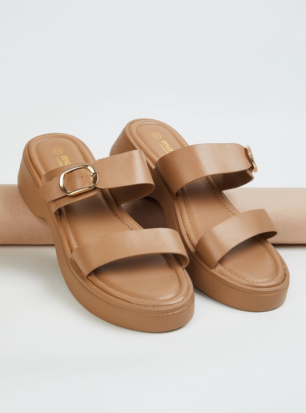 Women Double Strap Flats