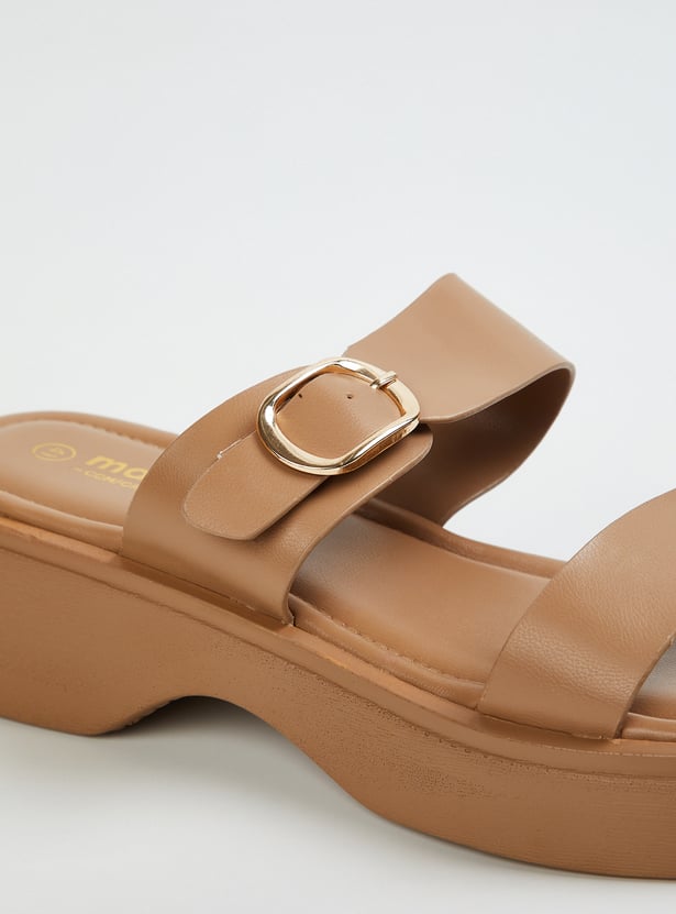 Women Double Strap Flats
