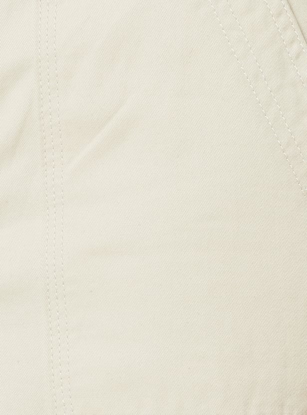 Women Solid Cargo Trousers