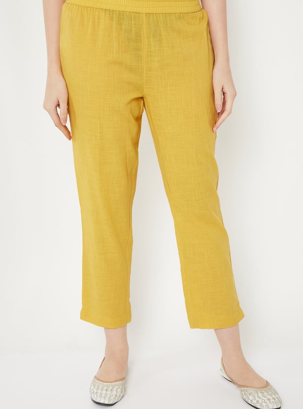 Women Embroidered Straight Kurta Set