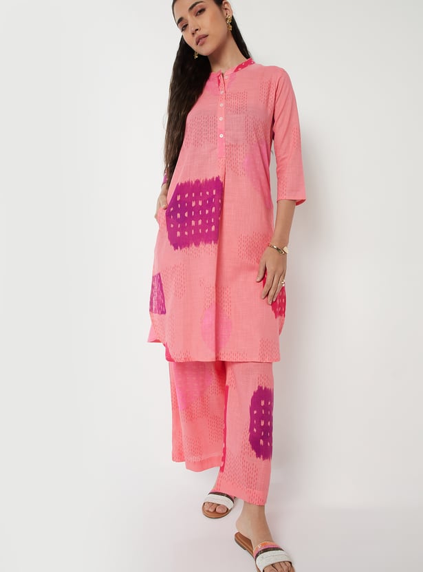 Women Printed Straight Kurta Set